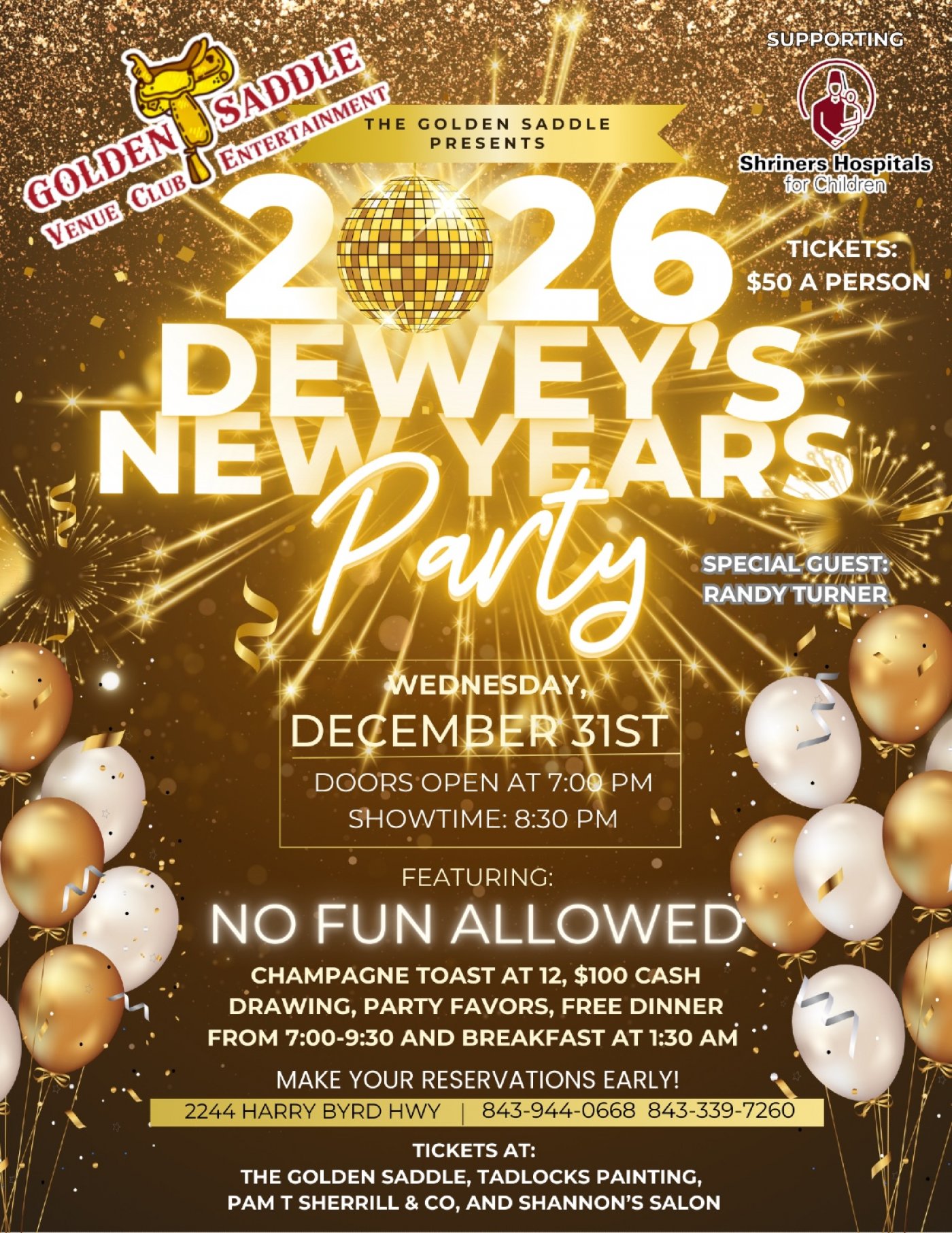 Dewey's New Years Party, 31 December | Event in Darlington | AllEvents