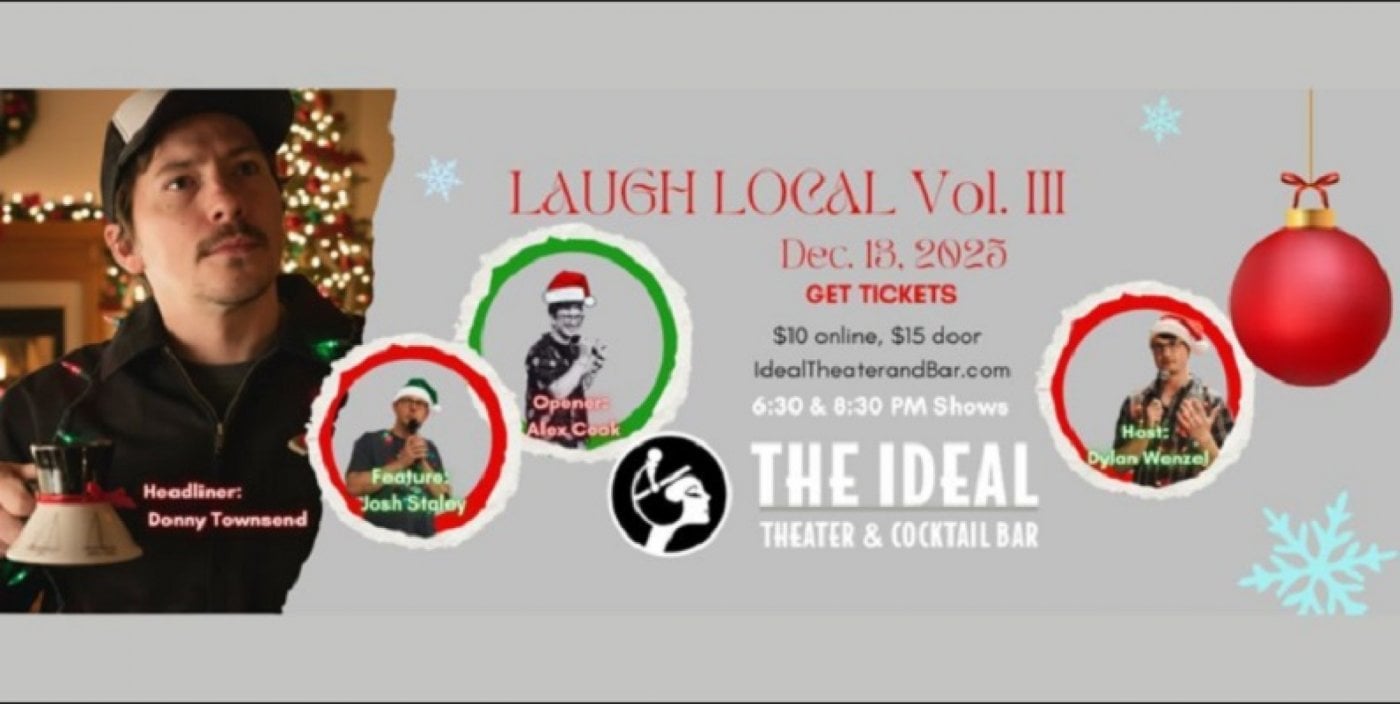 LAUGH LOCAL: VOL III, 13 December | Event in Cedar Rapids | AllEvents