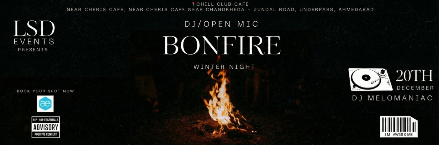 Bonfire DJ party, 20 December | Event in Ahmedabad | AllEvents