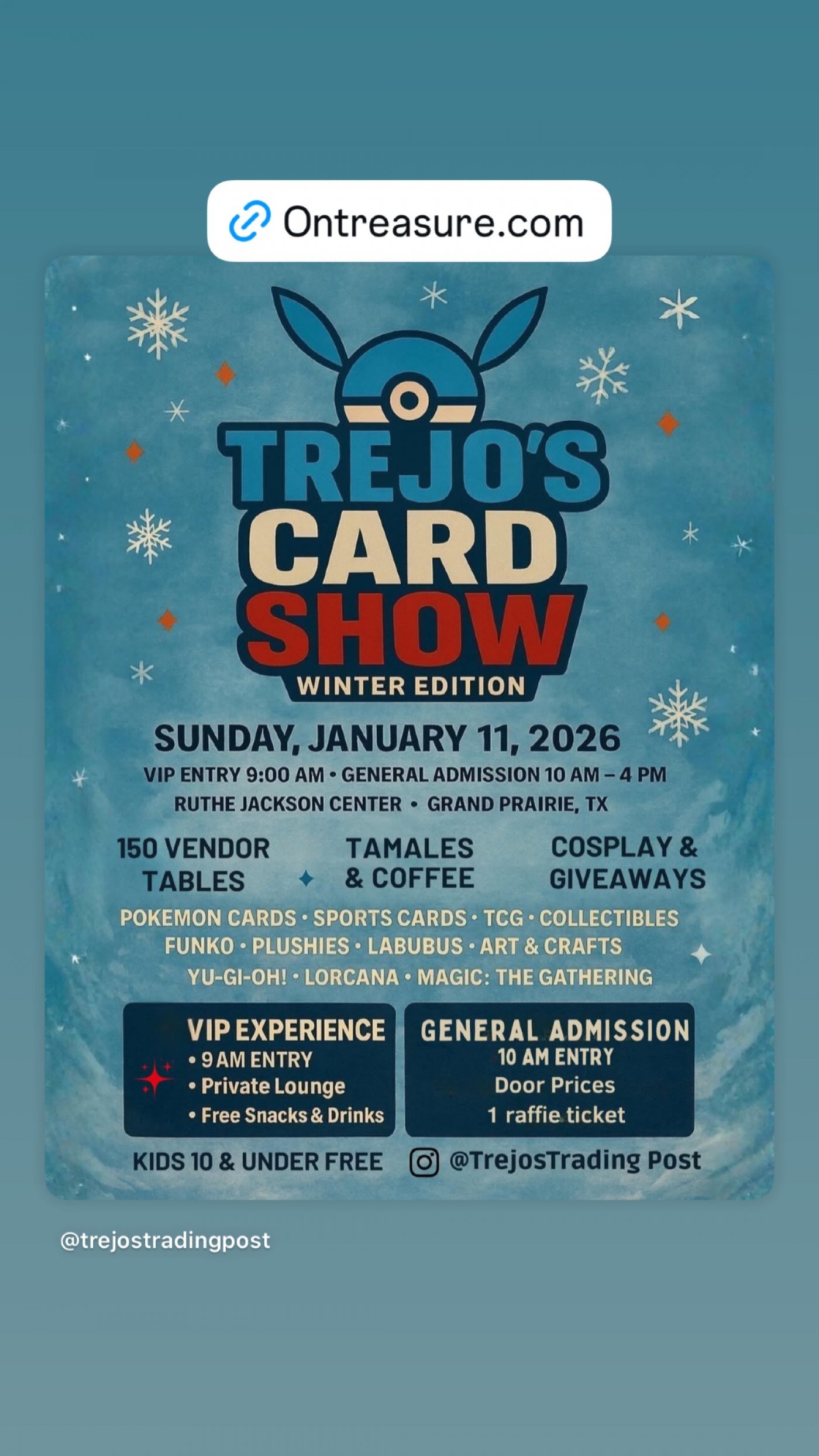 Trejo’s Card Show, 11 January | Event in Grand Prairie | AllEvents