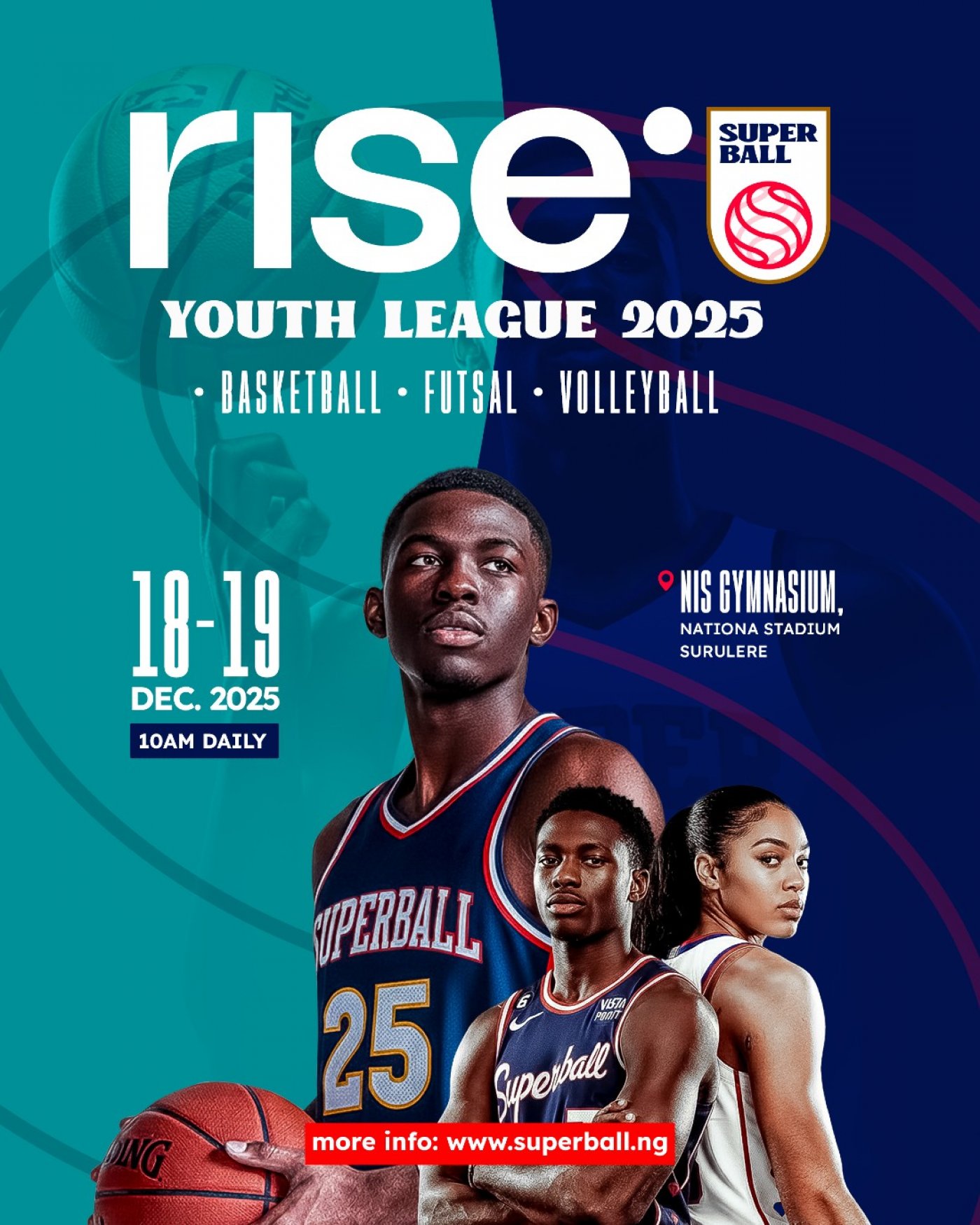 Risevest SuperBall Youth League 2025, 18 December | Event in Lagos | AllEvents