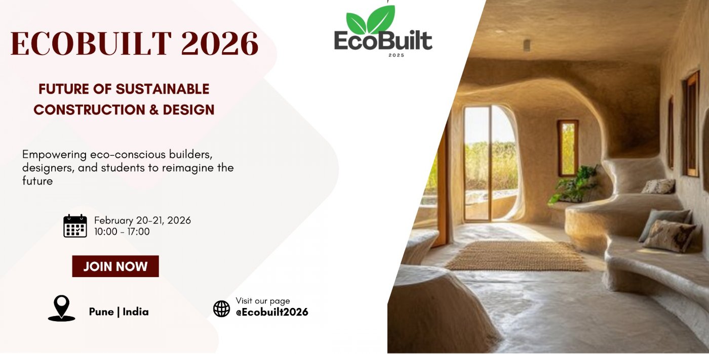 Ecobuilt 2026 Expo, 20 February | Event in Pune | AllEvents