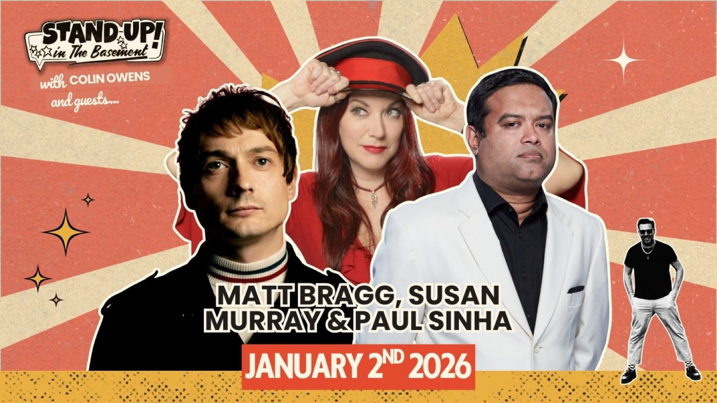Comedy night Ft. Colin Owens and guests... Matt Bragg + Susan Murray + Paul Sinha, 2 January | Event in Southampton