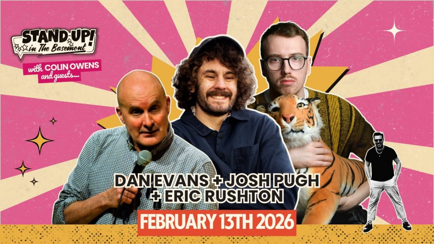 Comedy night Ft. Colin Owens and guests... Josh Pugh + Dan Evans + Eric Rushton, 13 February | Event in Southampton