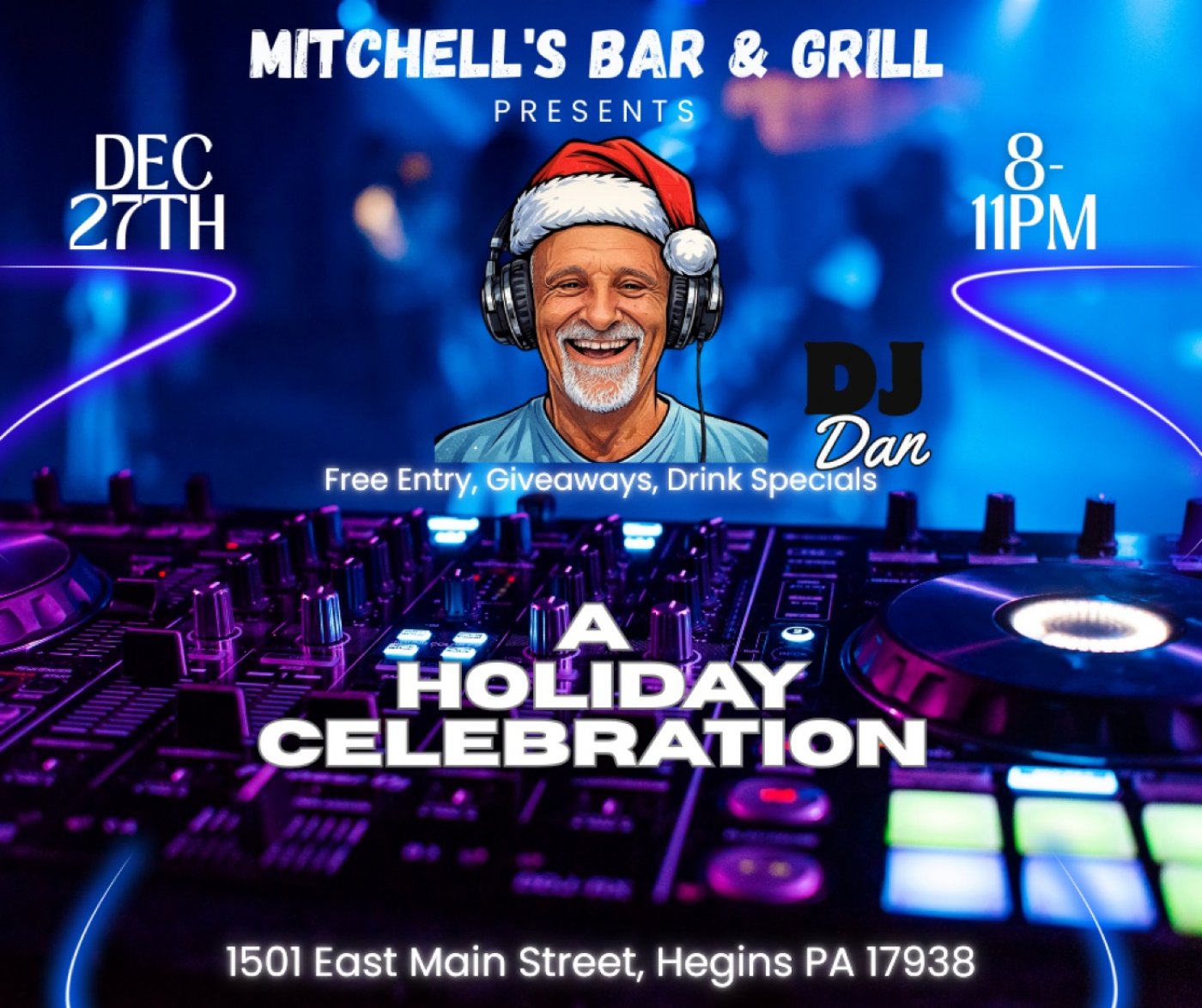 DJ Night at Mitchell's Bar & Grill with DJ DAN, 27 December | Event in Hegins | AllEvents
