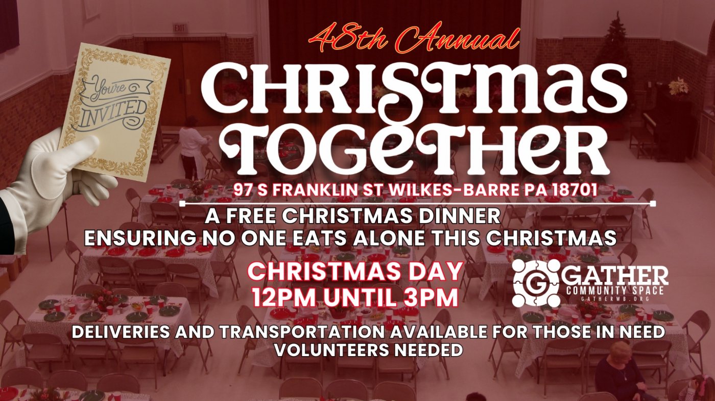 Christmas Together Community Dinner, 25 December | Event in Wilkes Barre | AllEvents