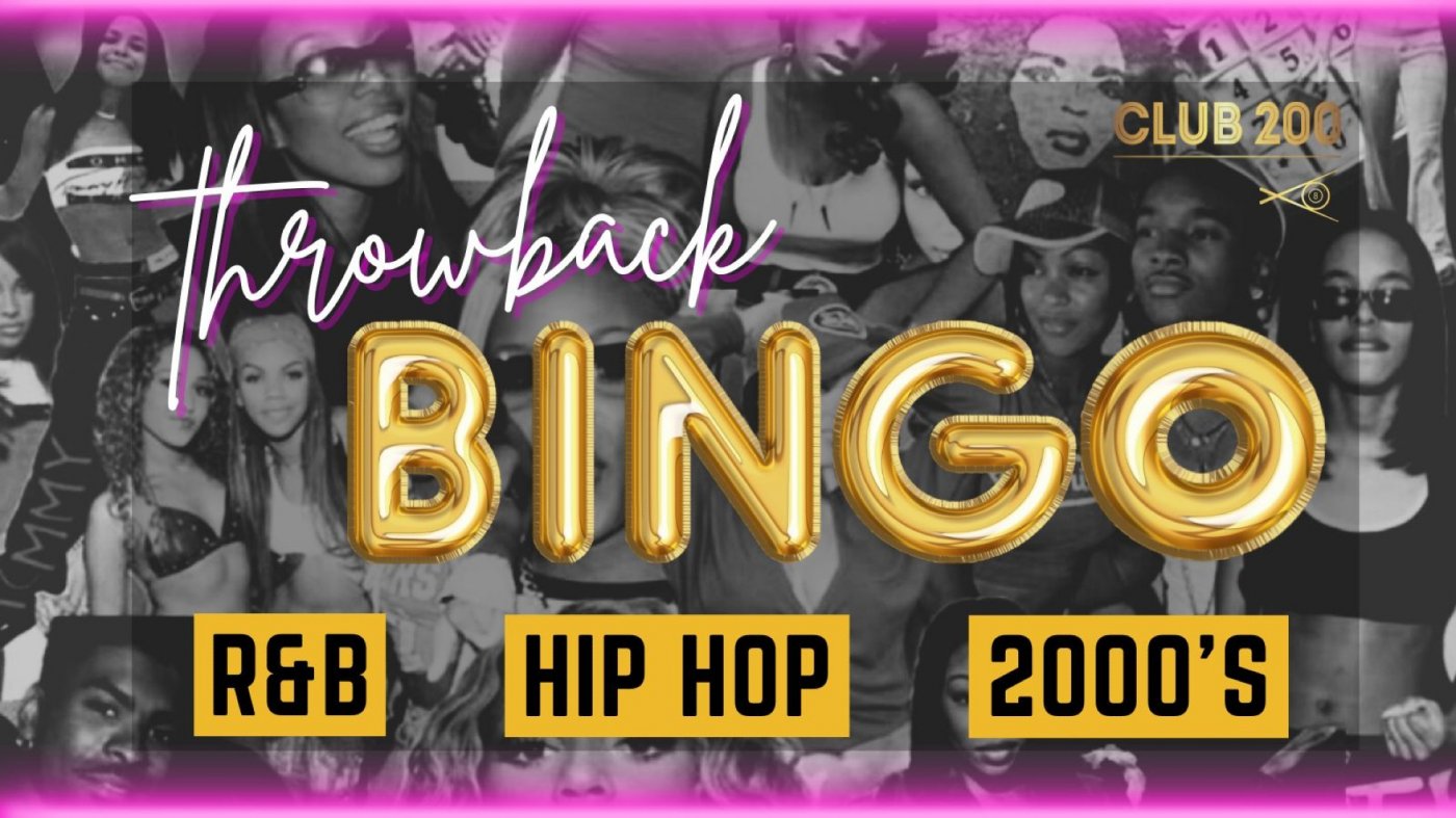 2000's R&B | HIP HOP BINGO at Club 200 featuring Old Skool Bingo, 12 December | Event in Manchester | AllEvents