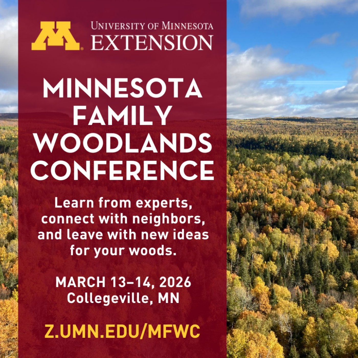 Minnesota Family Woodland Stewards Conference, 13 March | Event in Collegeville | AllEvents