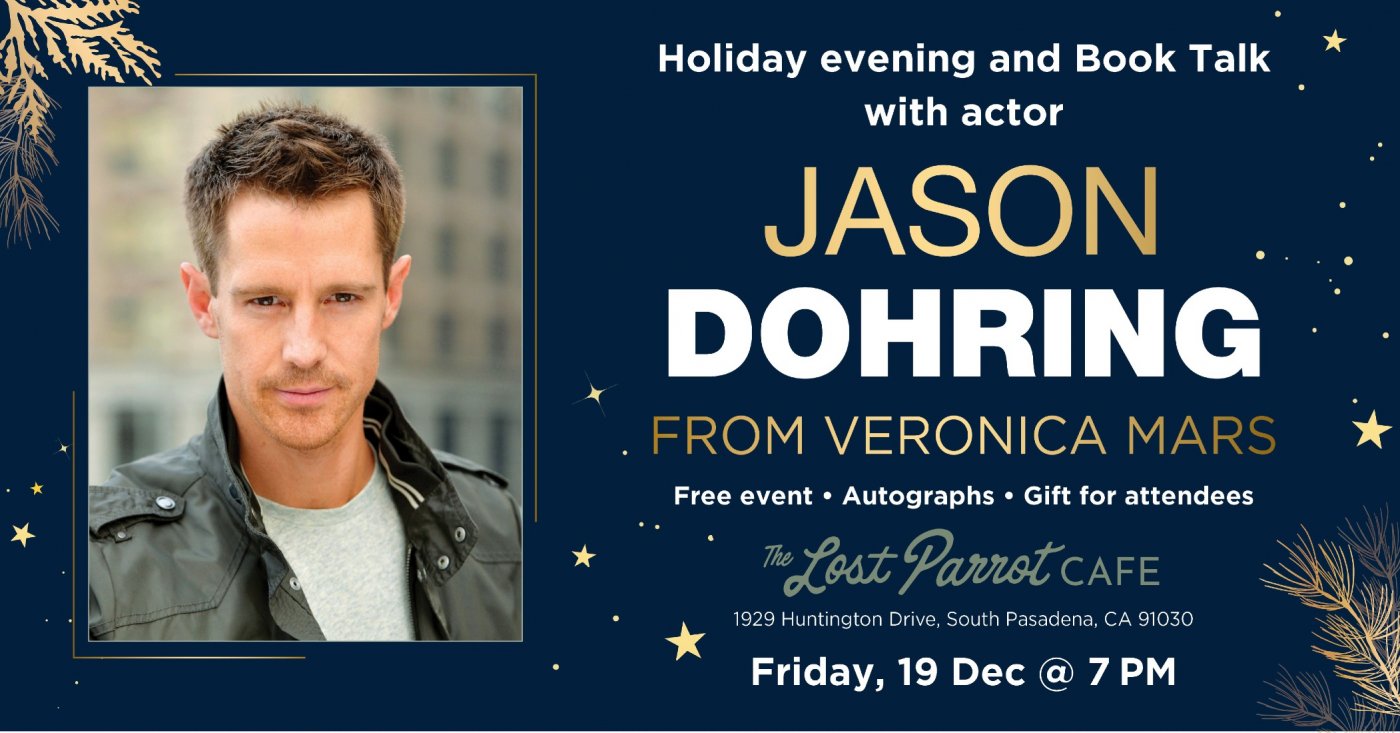 Holiday Evening & Book Talk with Jason Dohring, 19 December | Event in South Pasadena | AllEvents