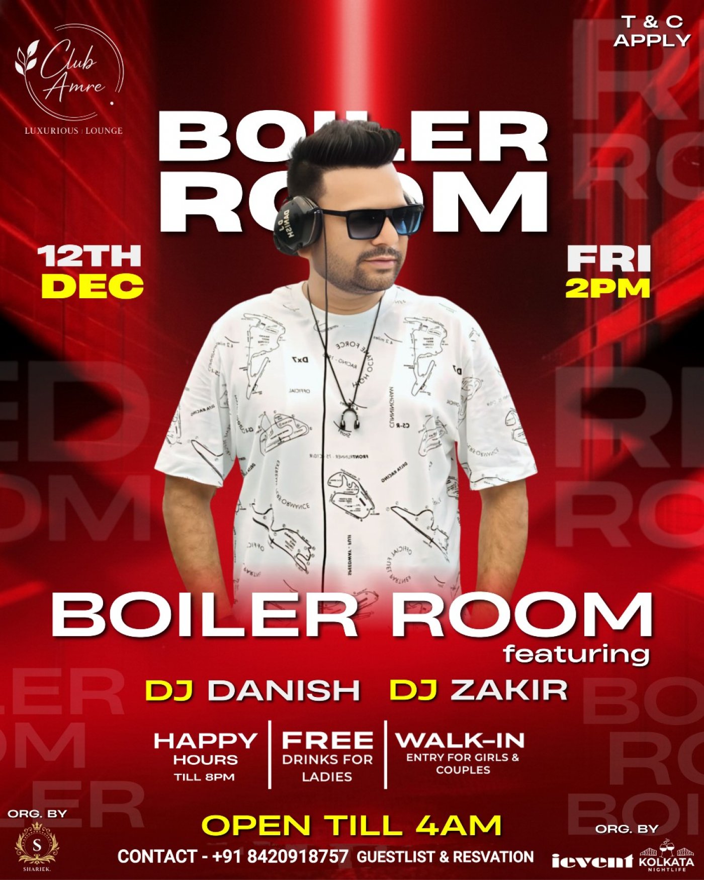 BOILER ROOM AT CLUB AMRE , 12 December | Event in Kolkata | AllEvents