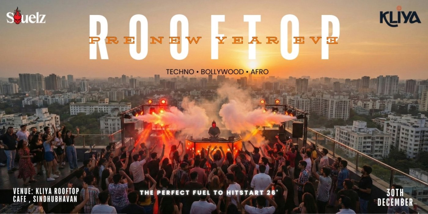 PRE NYE ROOFTOP - Sundowner, 30 December | Event in Ahmedabad | AllEvents