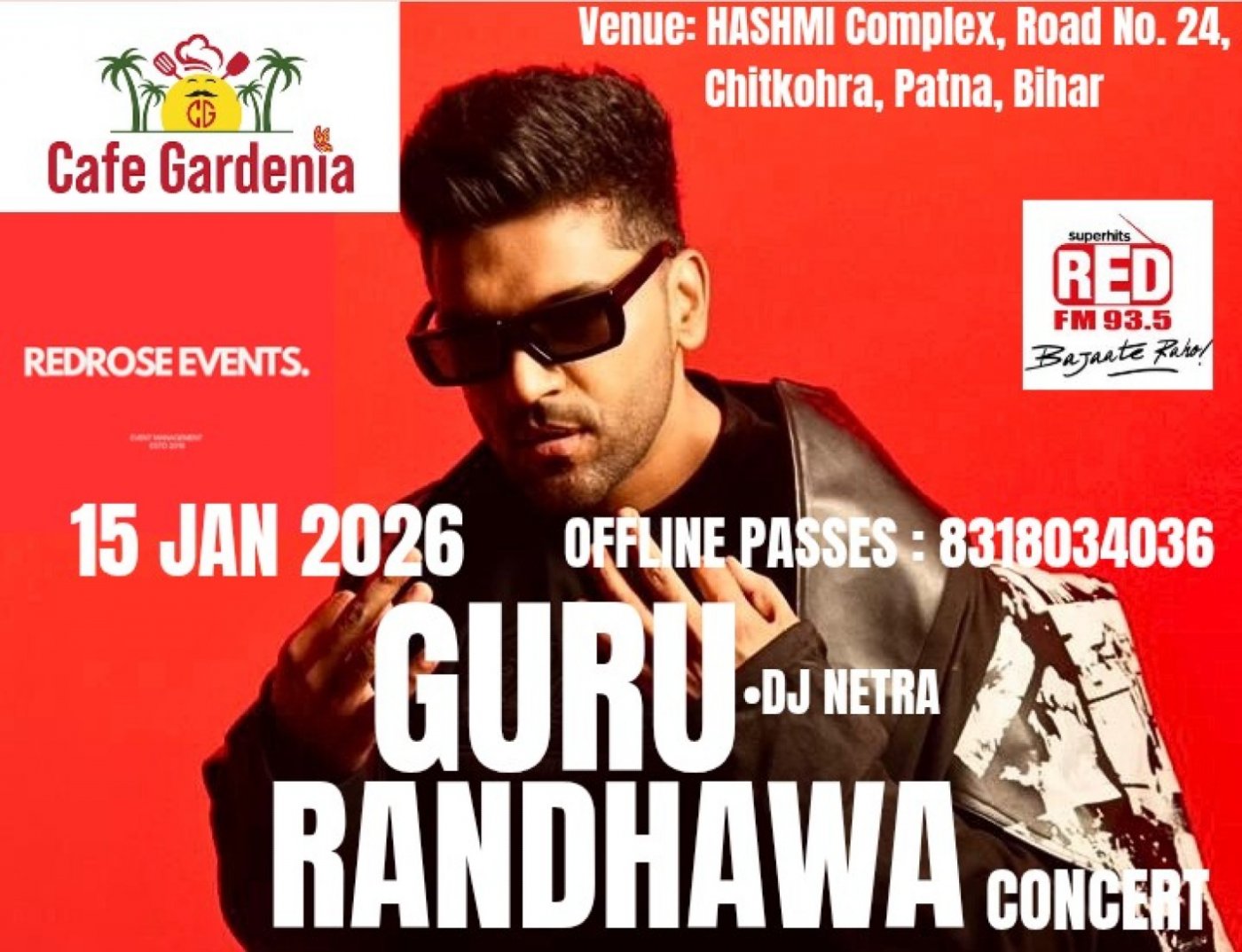 Guru Randhawa Live Concert, 15 January | Event in Patna | AllEvents