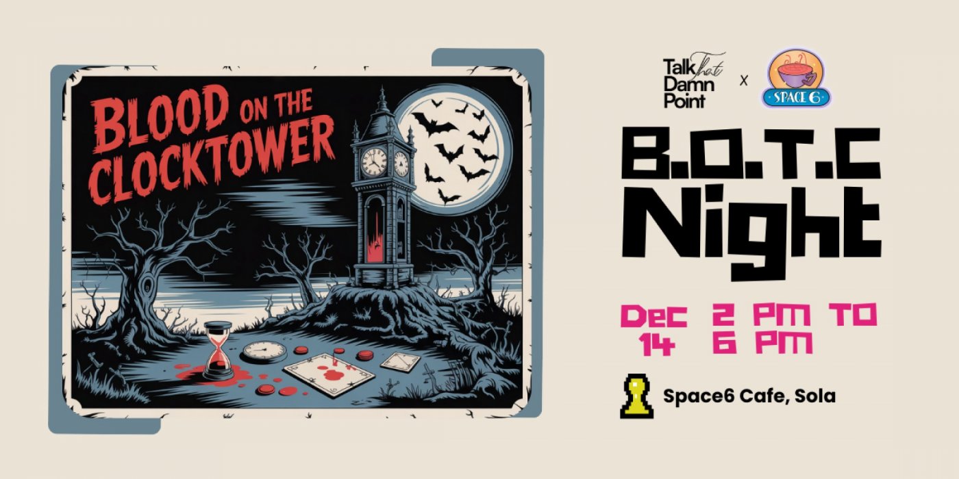 Blood on the Clocktower | Social Deduction Game Night | Beginner-friendly | Ahmedabad | TtDP, 14 December