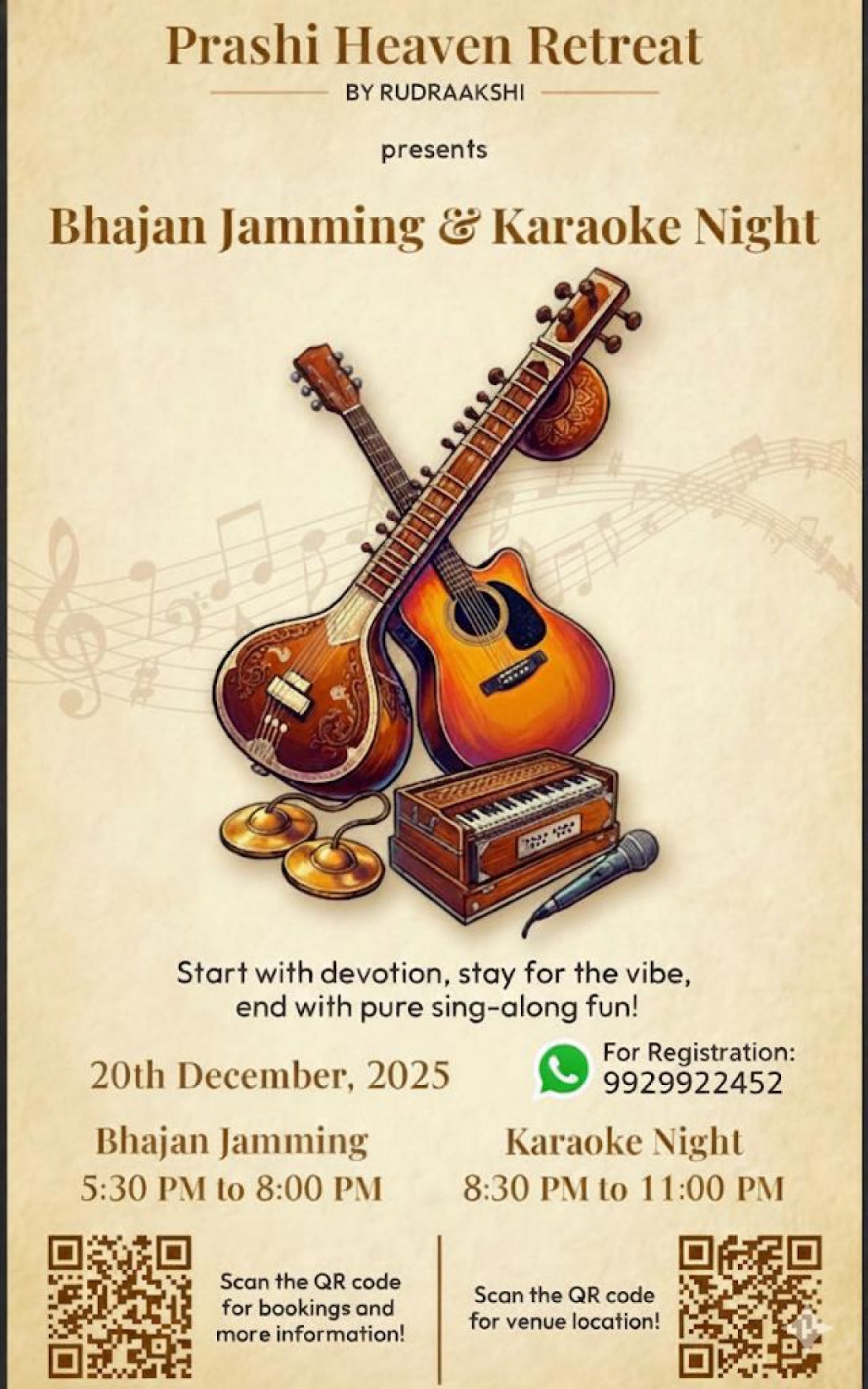 Bhajan Jamming and Karaoke Night, 20 December | Event in Udaipur | AllEvents