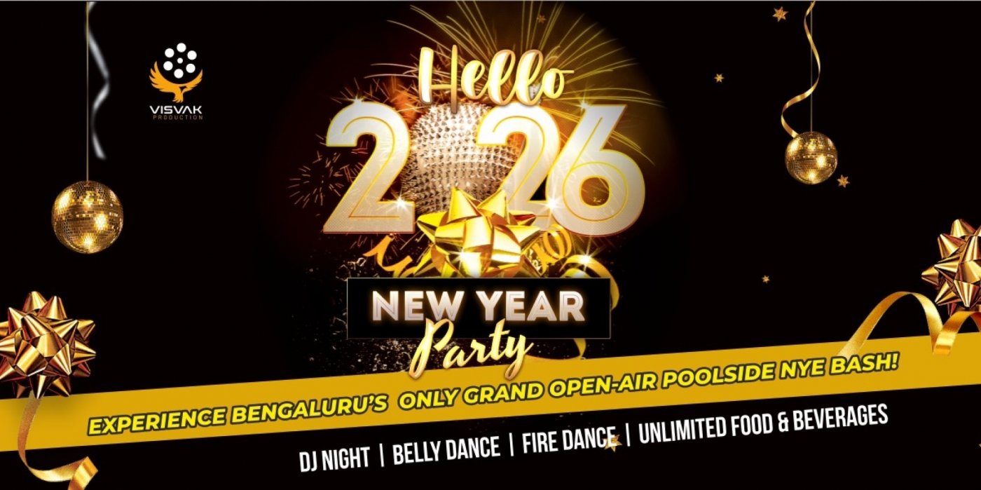 Hello 2026 New Year Party @ Chairman's Jade Resort, 31 December | Event in Bangalore | AllEvents