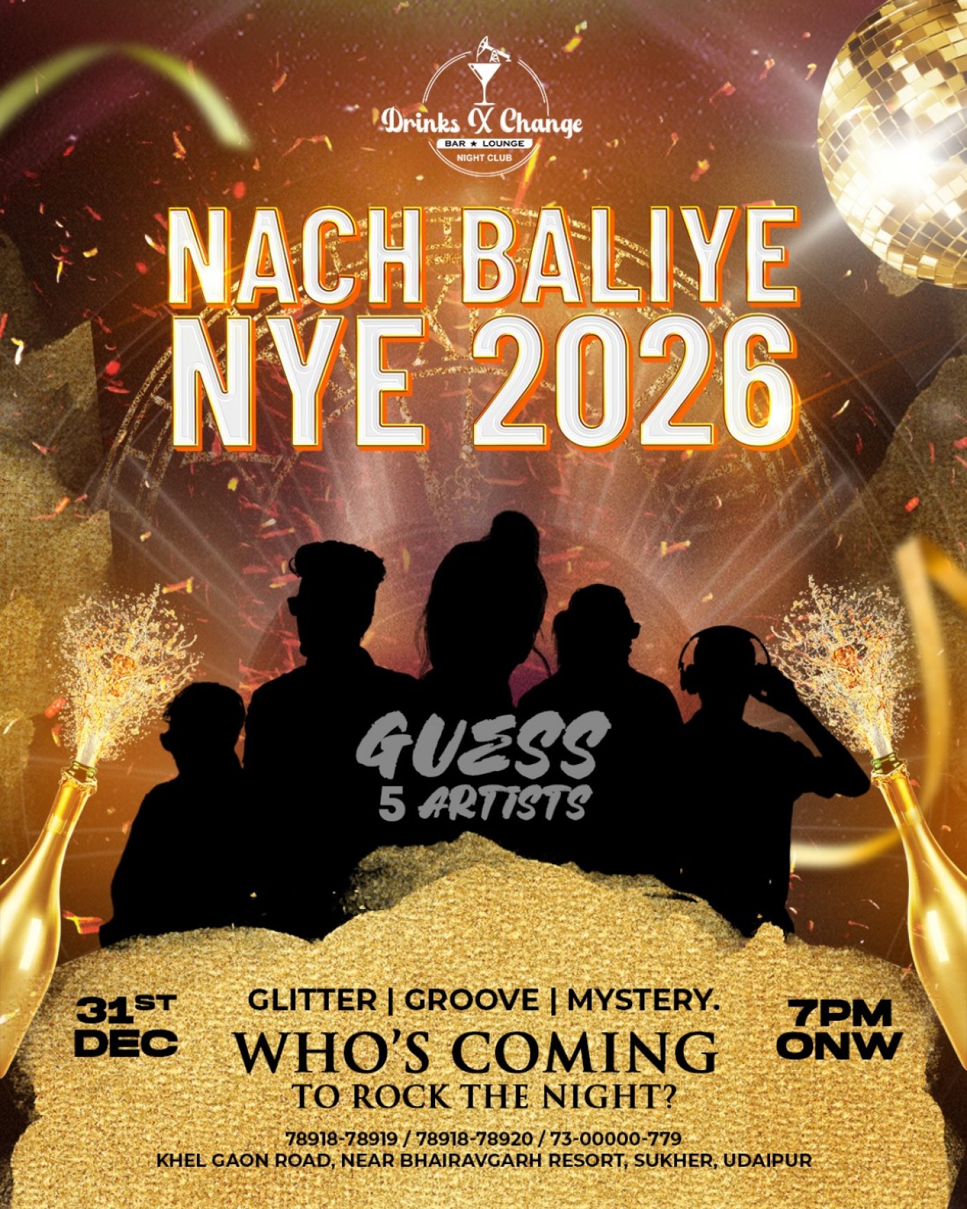NACH BALIYE – NYE 2026, 31 December | Event in Udaipur | AllEvents