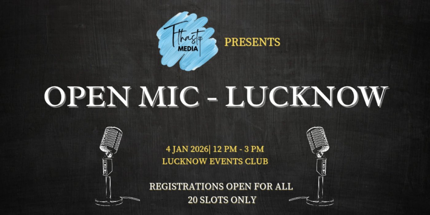 Open Mic Lucknow - Sunday, 4 January | Event in Lucknow | AllEvents