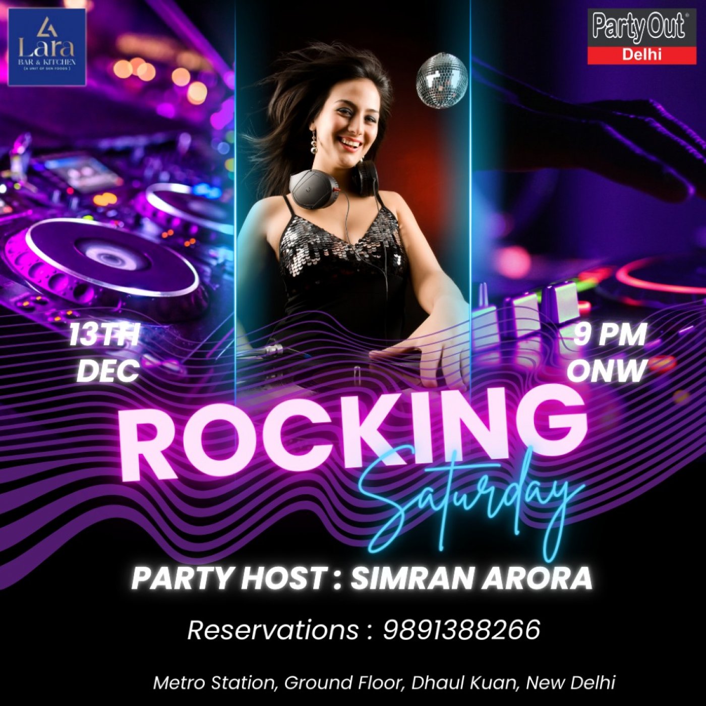 Rocking Saturday By Party Out Delhi, 13 December | Event in New Delhi | AllEvents