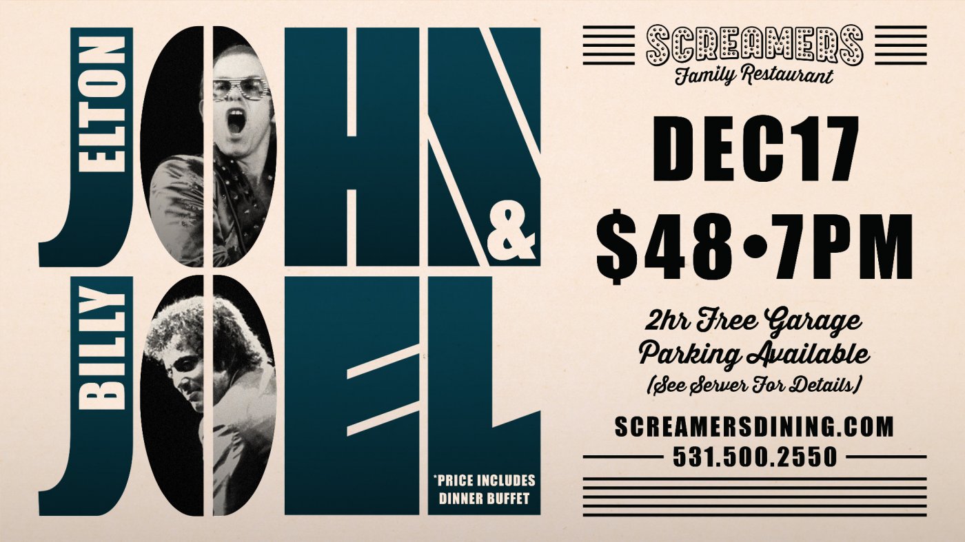 John & Joel A Tribute to Billy and Elton!, 17 December | Event in Lincoln | AllEvents