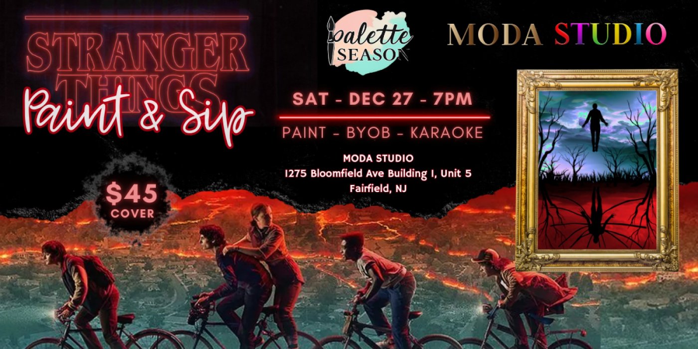 Stranger Things Themed Sip and Paint Karaoke Event, 27 December | Event in Fairfield | AllEvents