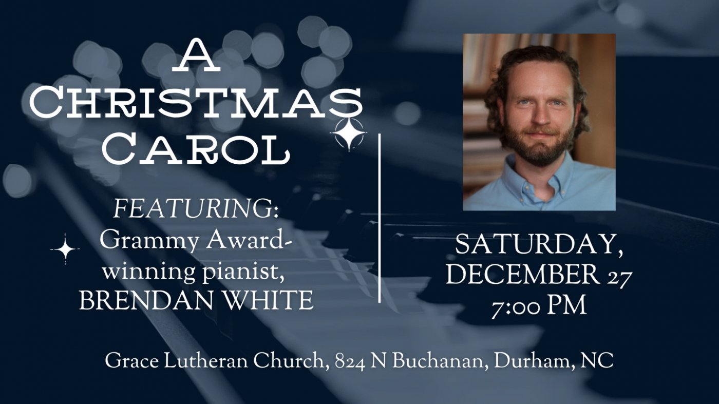 "A Christmas Carol" Concert with Brendan White, 27 December | Event in Durham | AllEvents