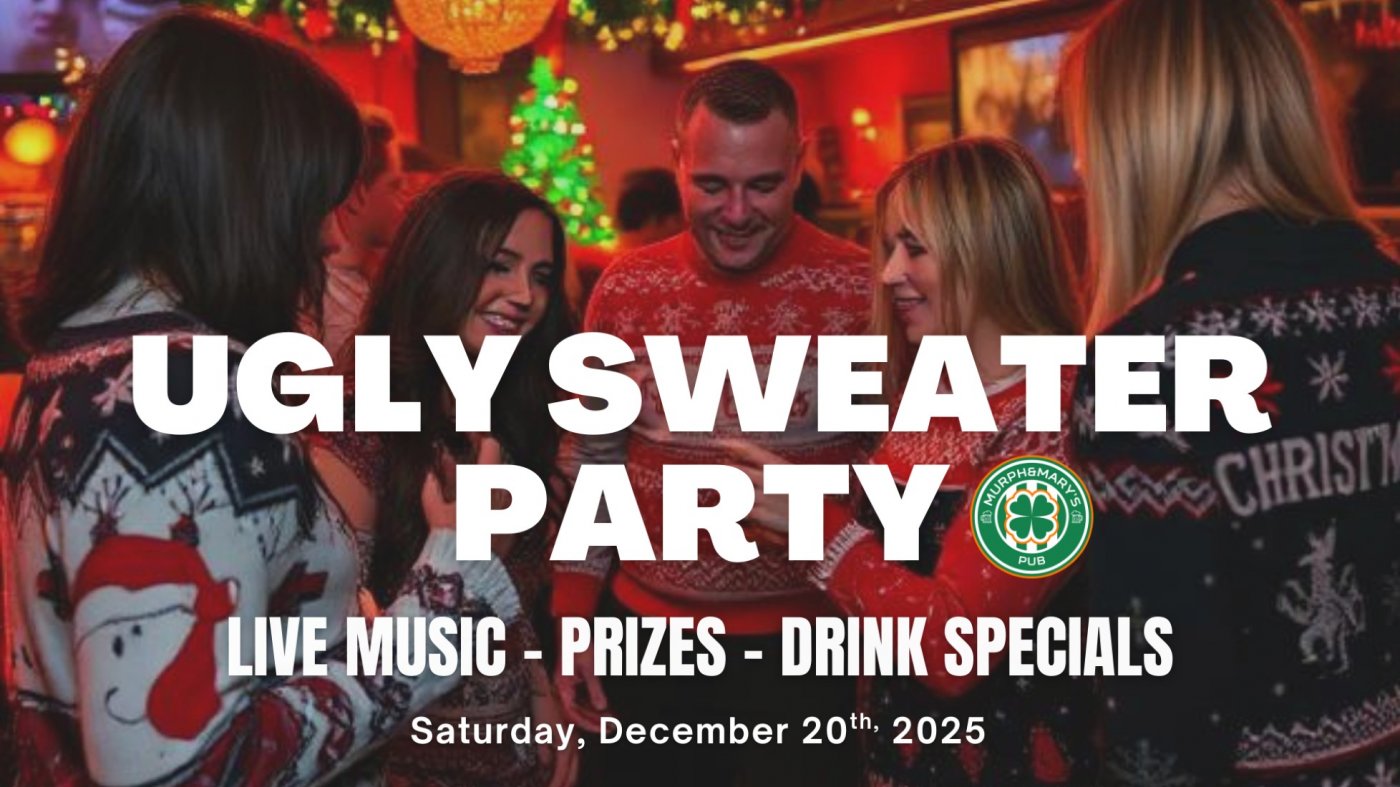Ugly Sweater Party at Murph and Mary's Pub, 20 December | Event in Newton | AllEvents