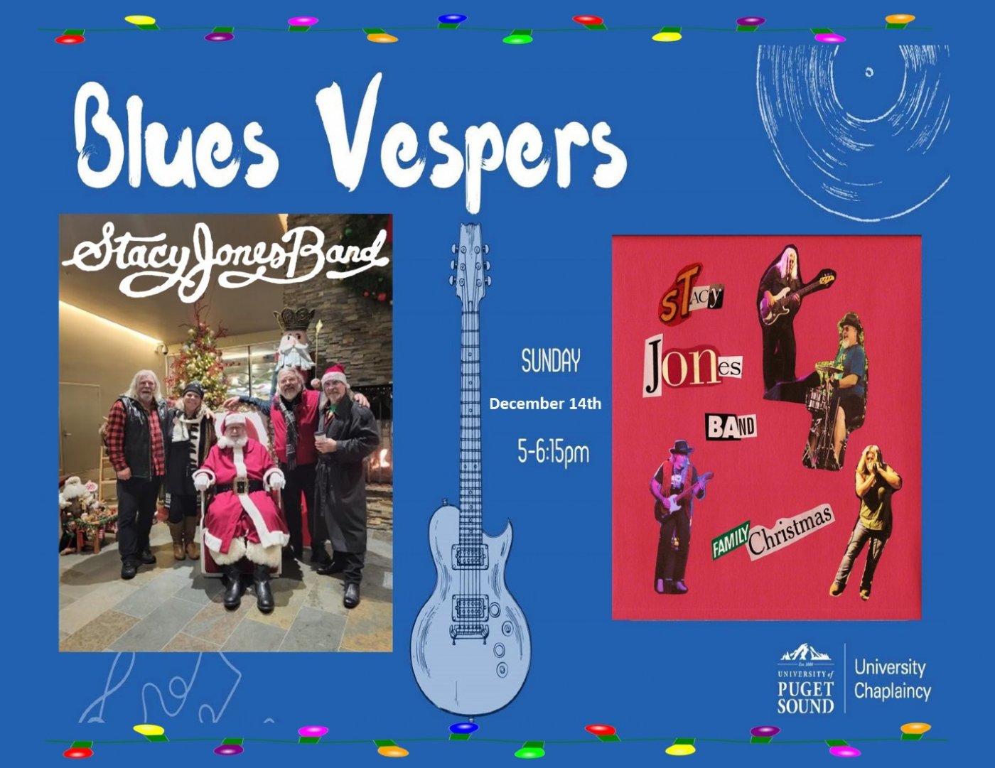Blues Vespers at Kilworth Chappel with Stacy Jones Band, 14 December | Event in Tacoma | AllEvents