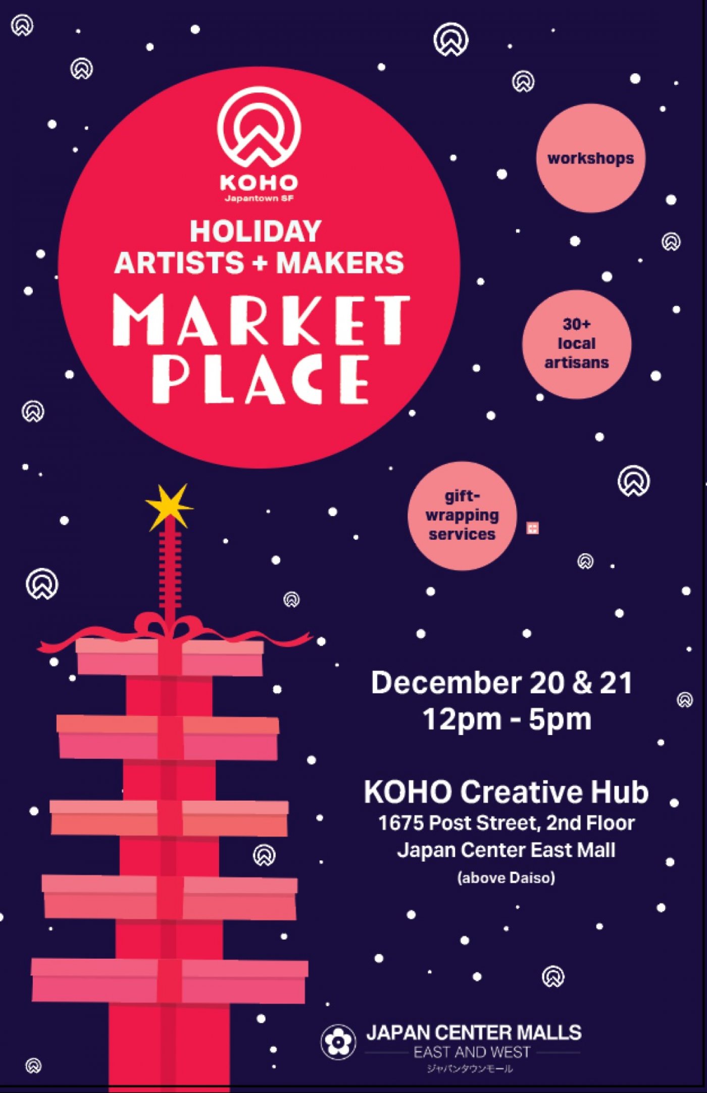KOHO’s Holiday Artist + Maker Marketplace