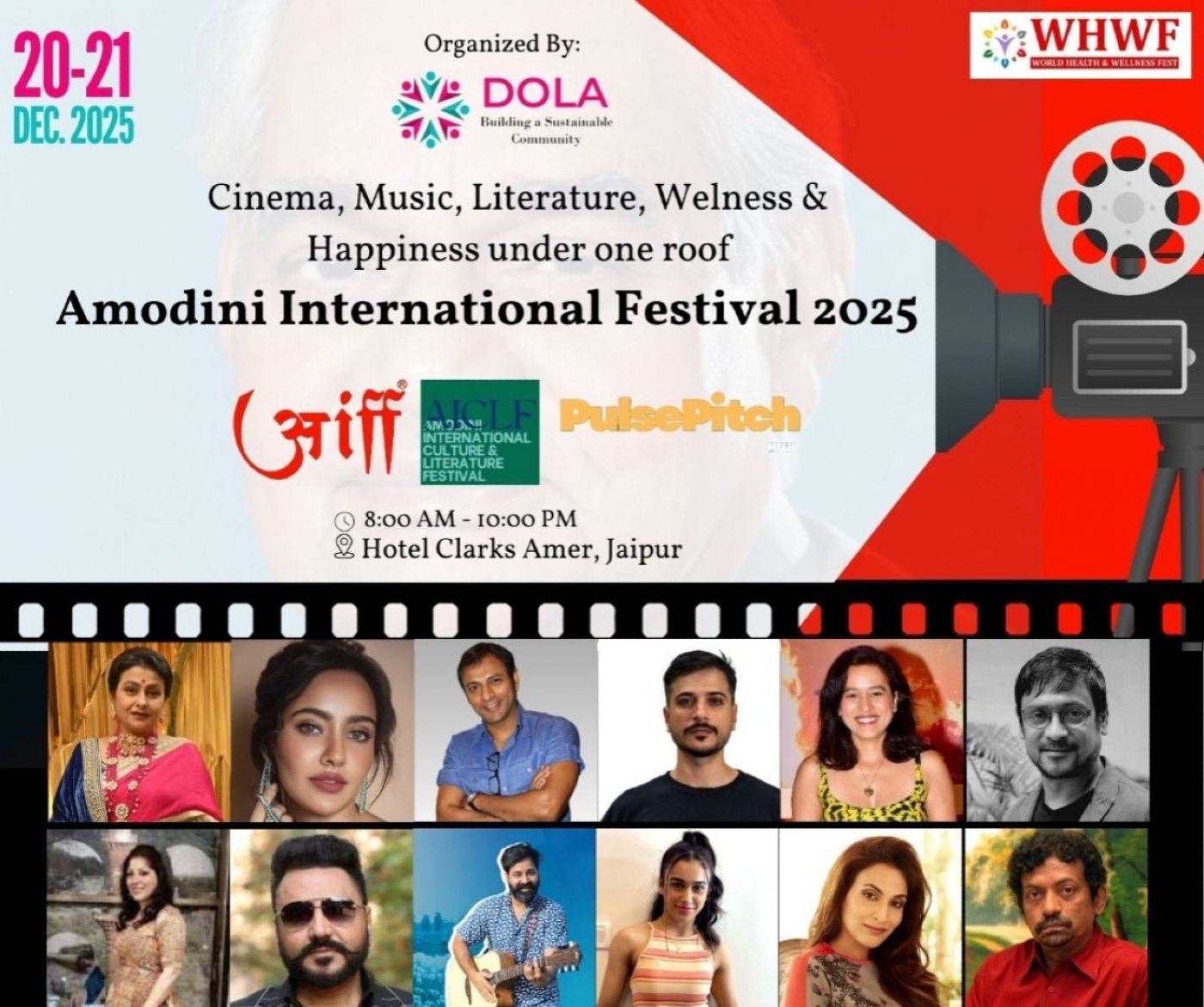Amodini International Festival 2025 with WHWF, Hotel Clarks Amer ...