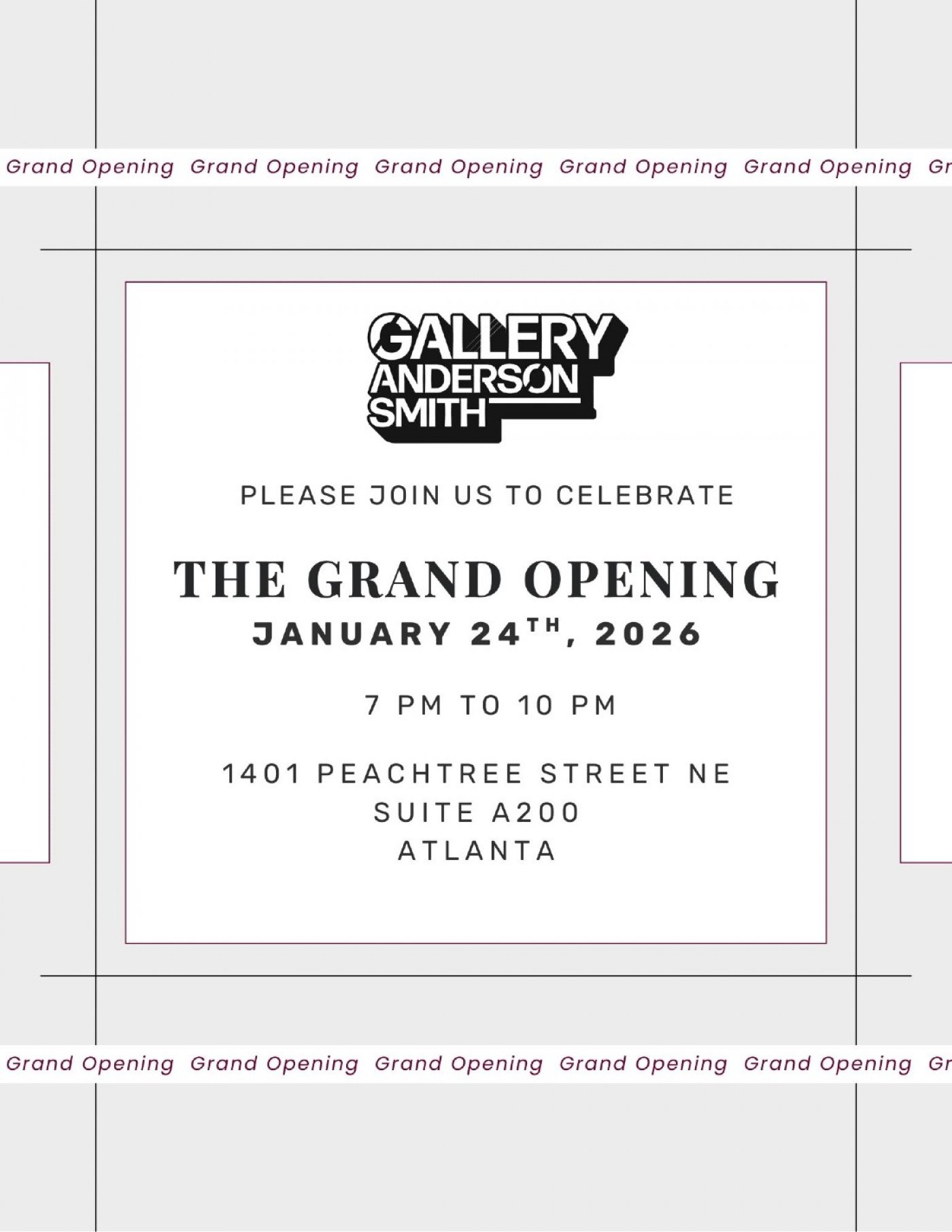 Gallery Anderson Smith Grand Opening Midtown!