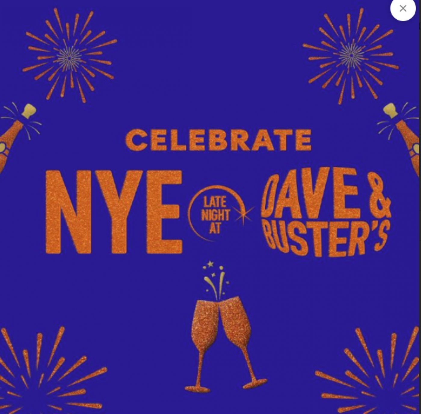 Dave and Busters NYE Party