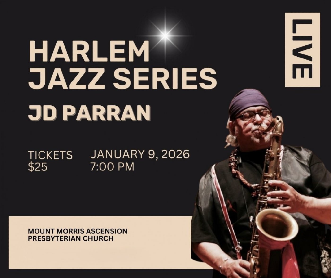Harlem Jazz Series - JD Parran