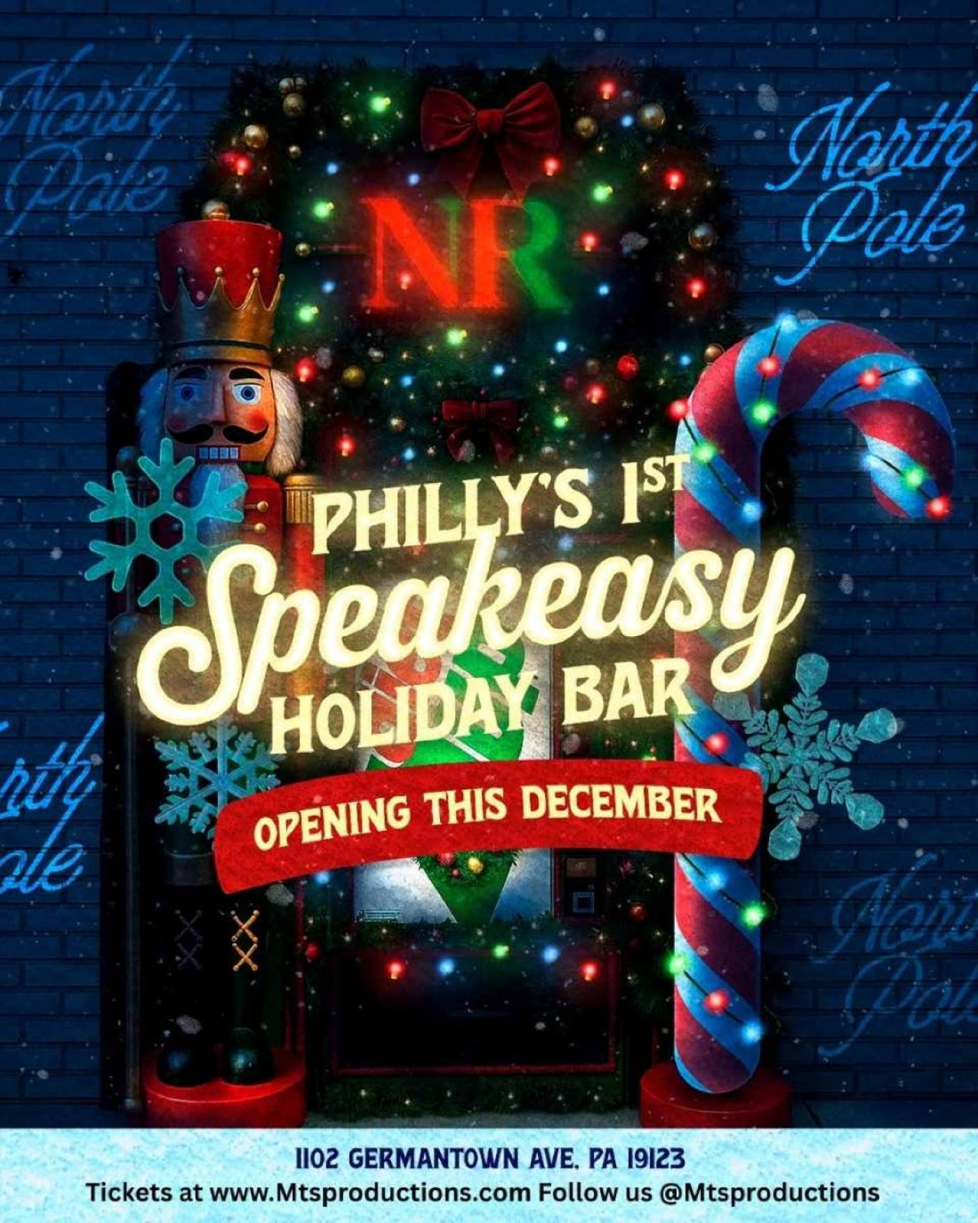 North Pole Pop-Up Holiday Speakeasy – Sunday Night at Newsroom Philadelphia