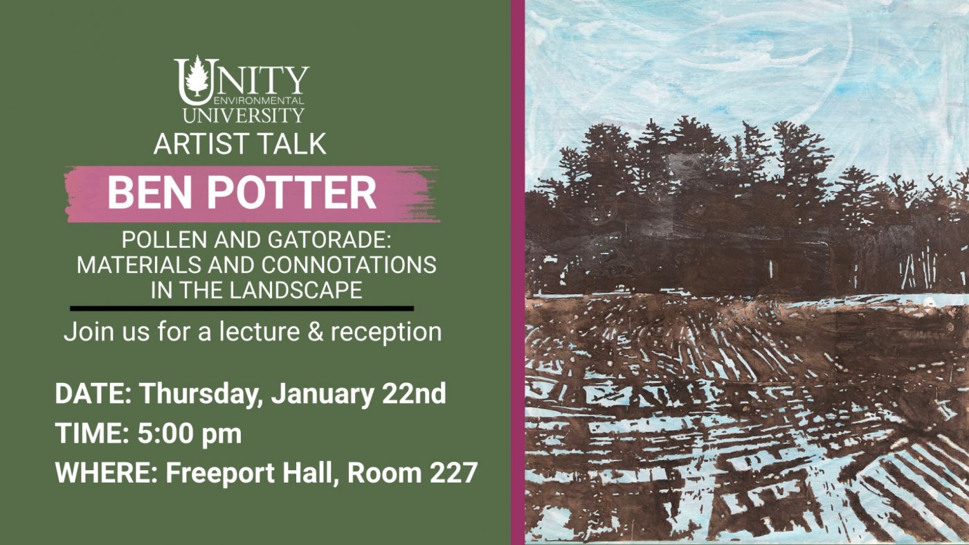 Artist Series: Ben Potter Pollen and Gatorade: Materials and Connotations in the Landscape 