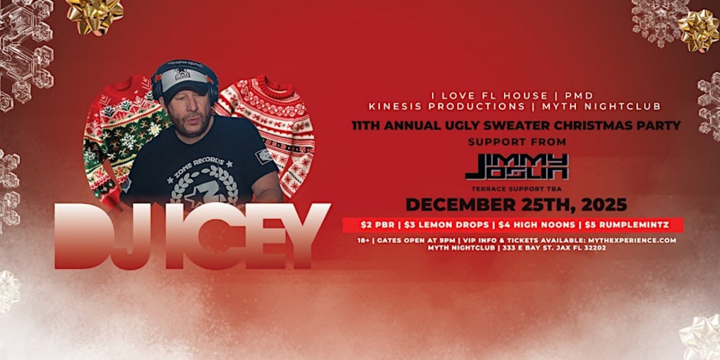 DJ ICEY at Myth Nightclub | Ugly Sweater Christmas Party | 12.25.25