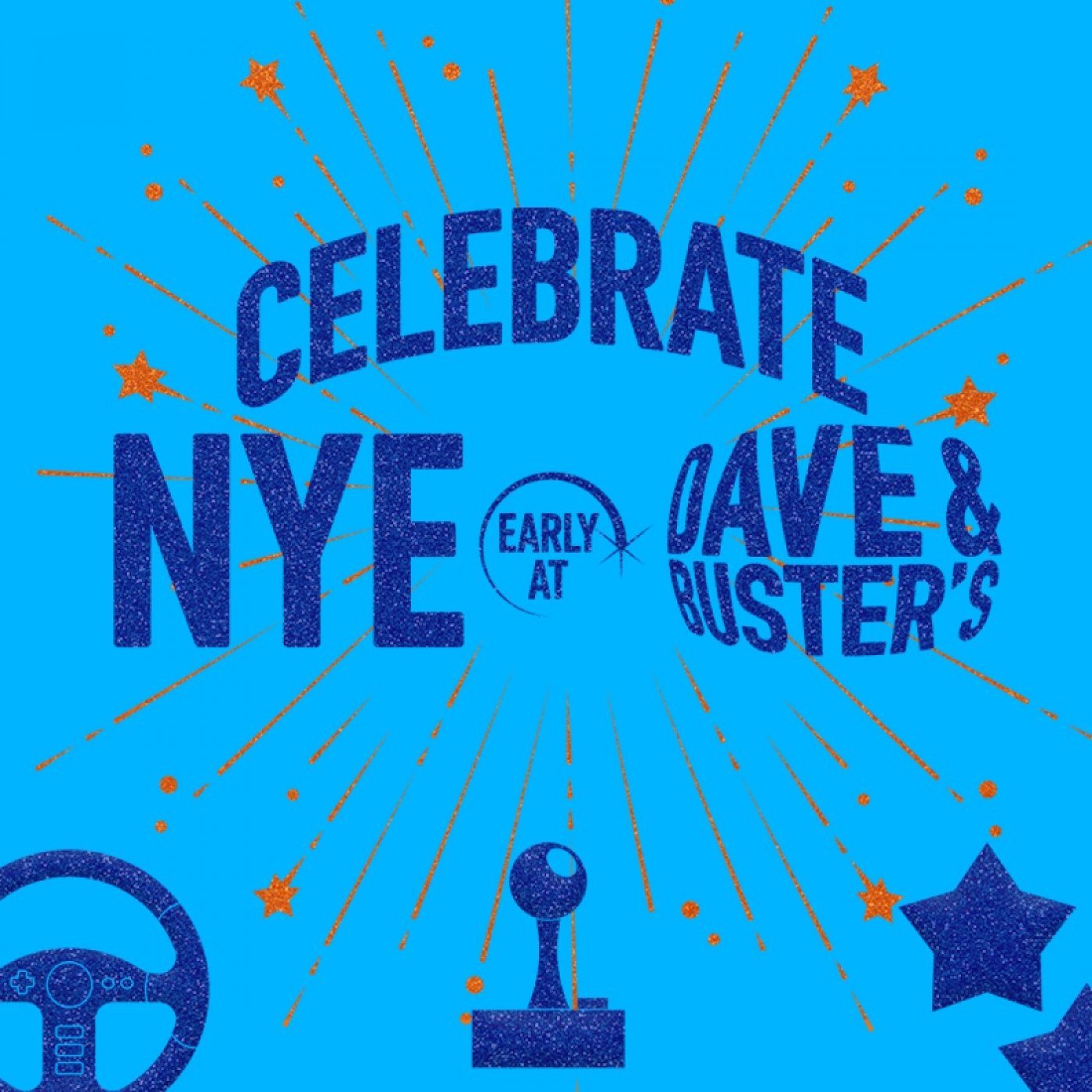 New Years Eve at Dave and Busters