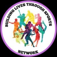 Building Lives Through Sports Network: 501(c)3 logo