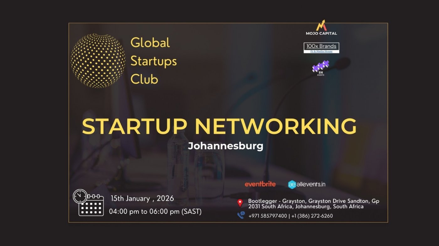 GLOBAL STARTUPS CLUB STARTUP NETWORKING Johannesburg 2026