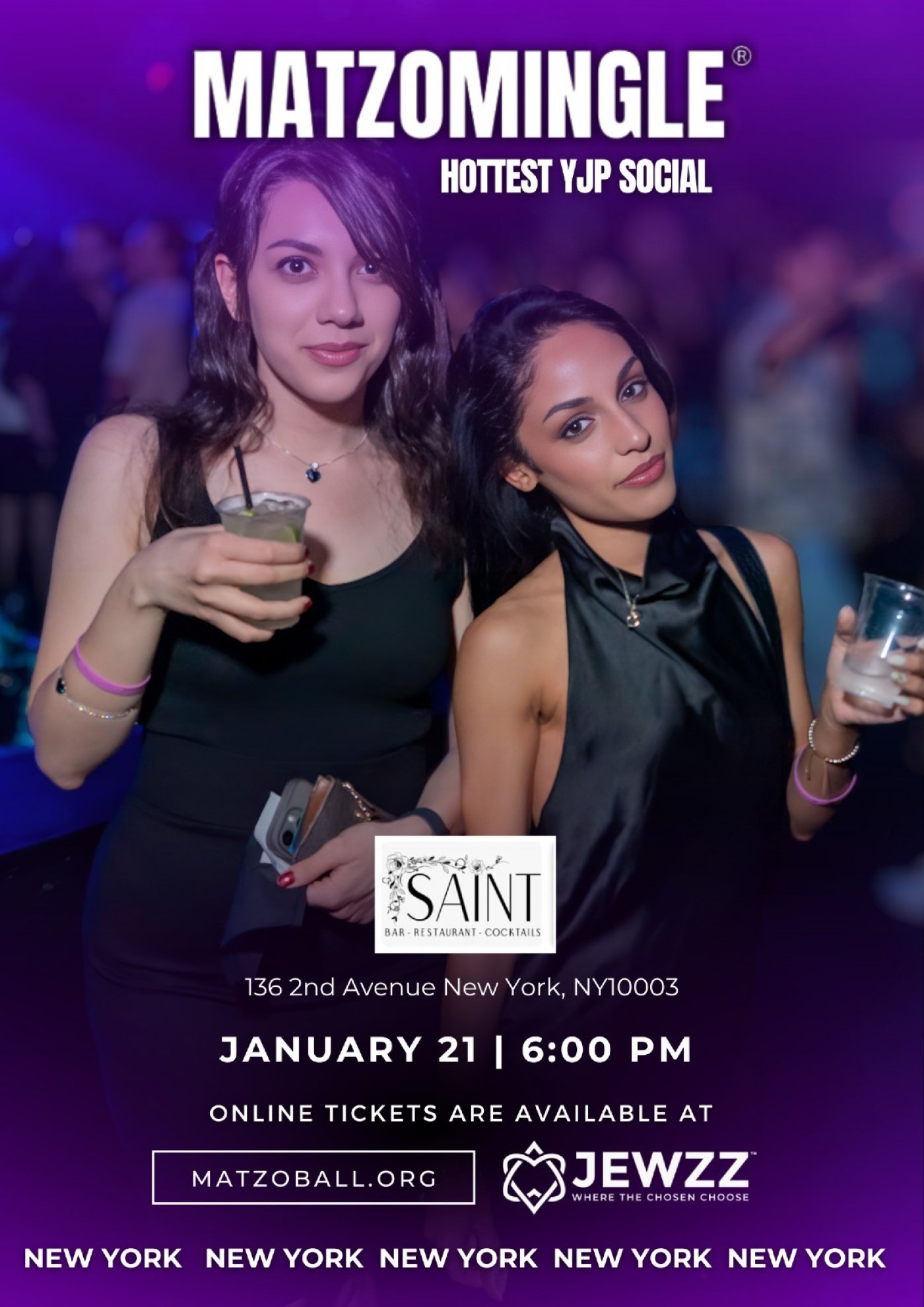 MATZOMINGLE® AFTER WORK EVENT @ New York January 202