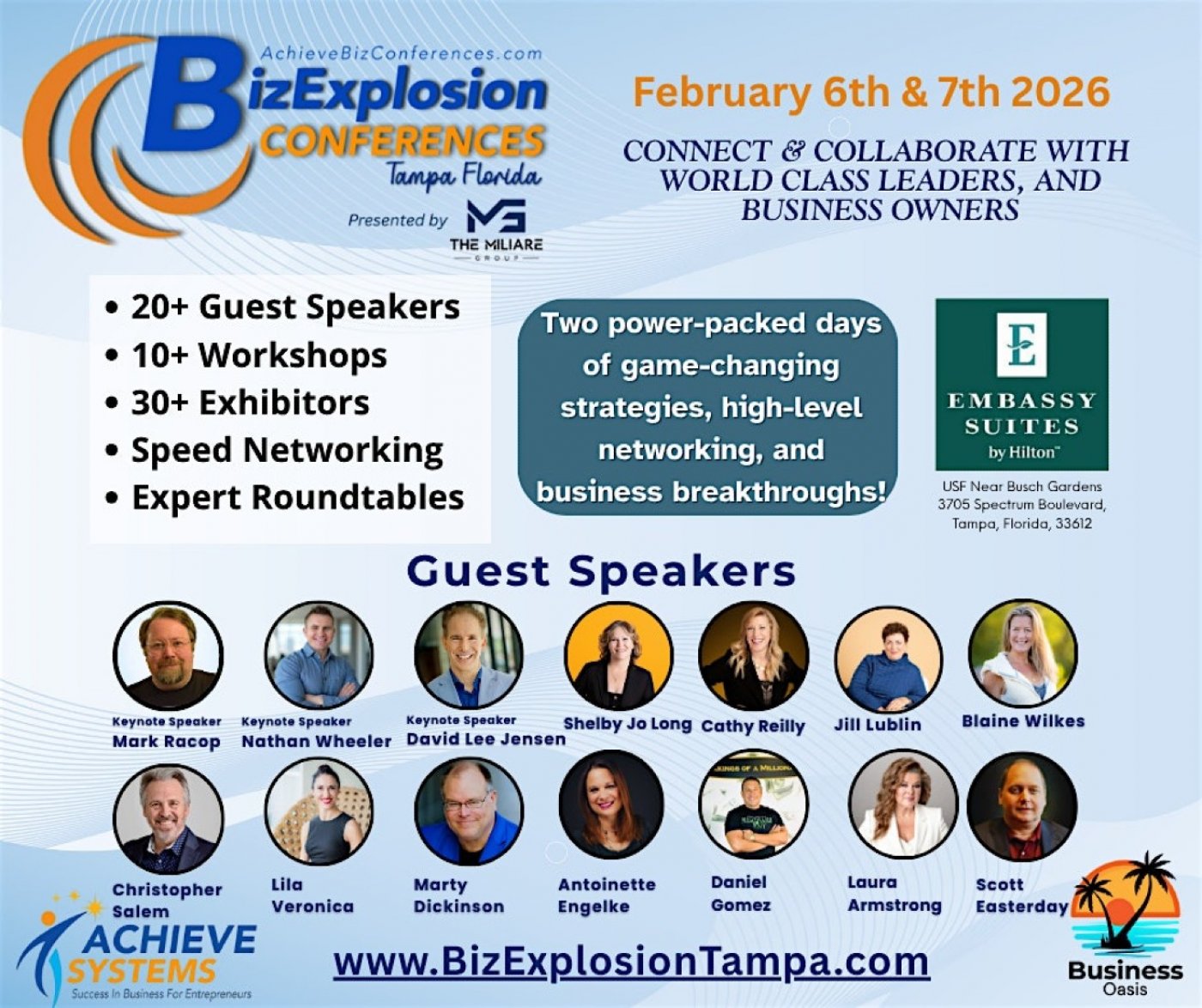 Biz Explosion Conference Tampa! February 6th & 7th 2026 – Tampa
