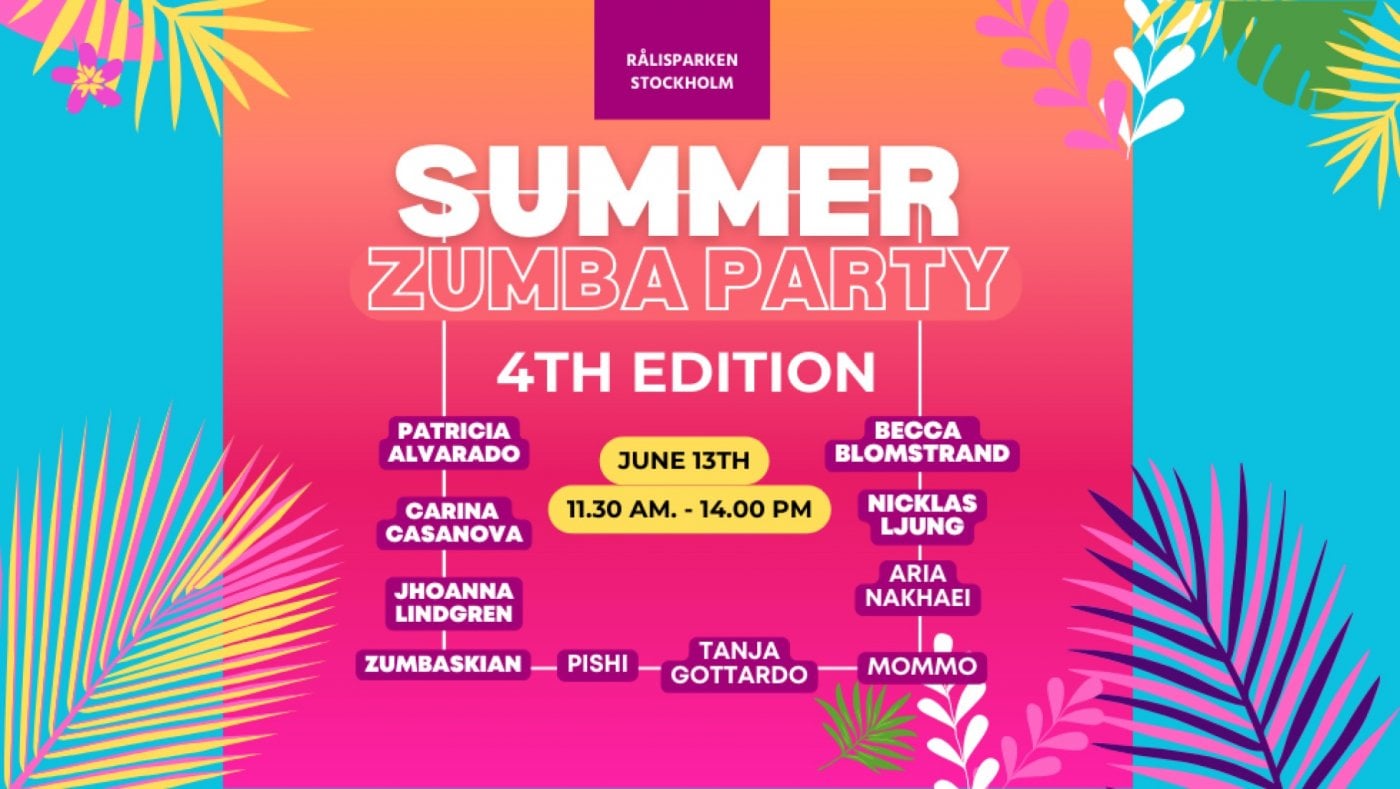 Zumba Summer Party, 4th ed in Stockholm