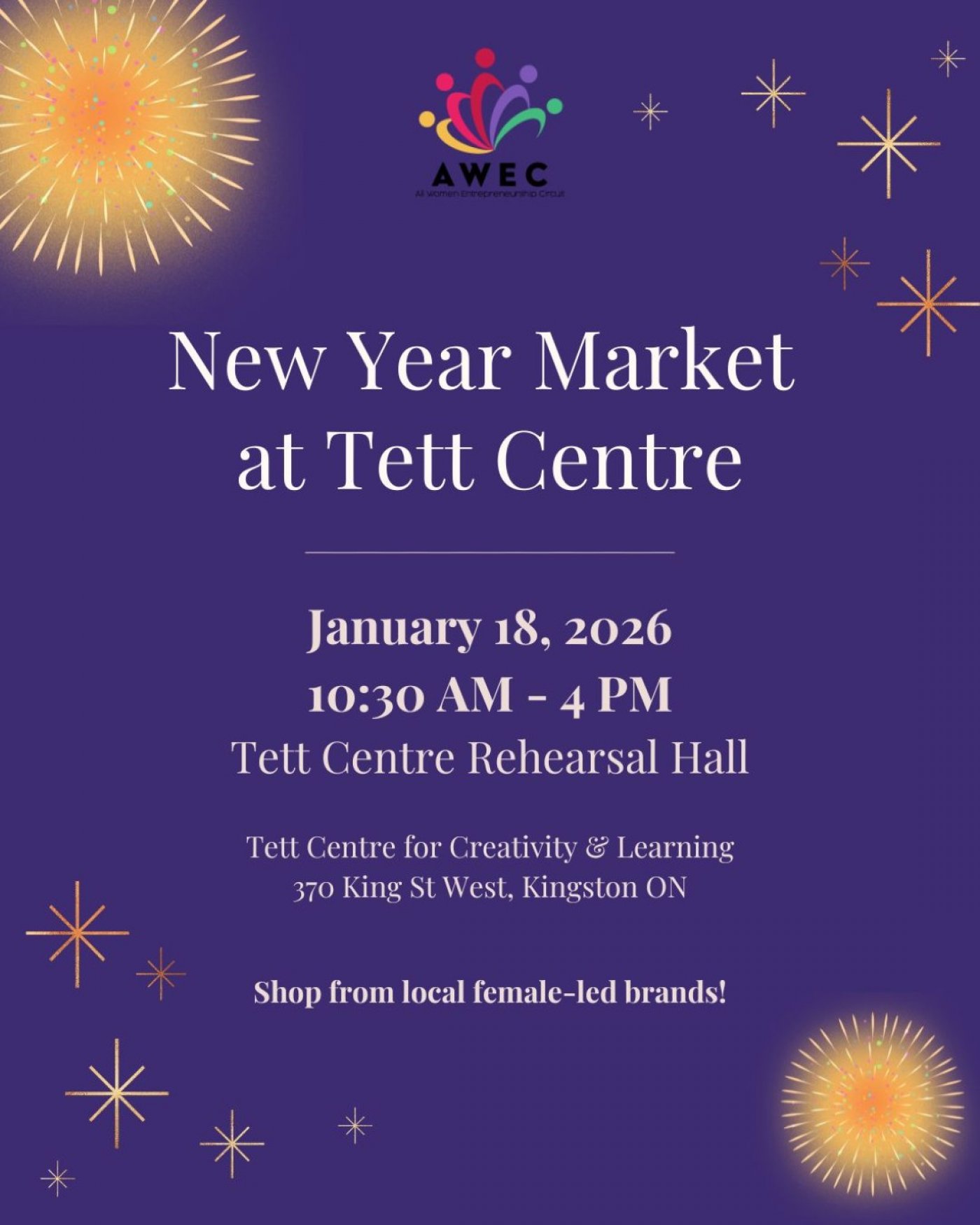 New Year Market at the Tett Centre