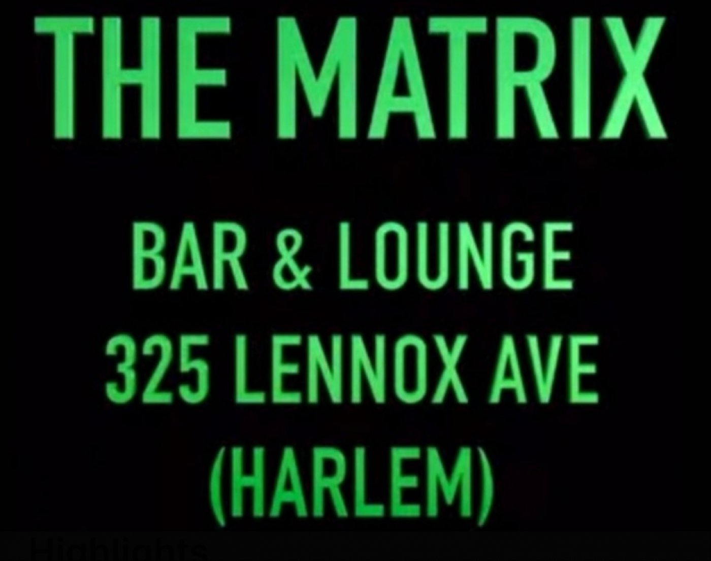 UNLIMITED DRINKS AND SEXY PEOPLE @MATRIX_HARLEM