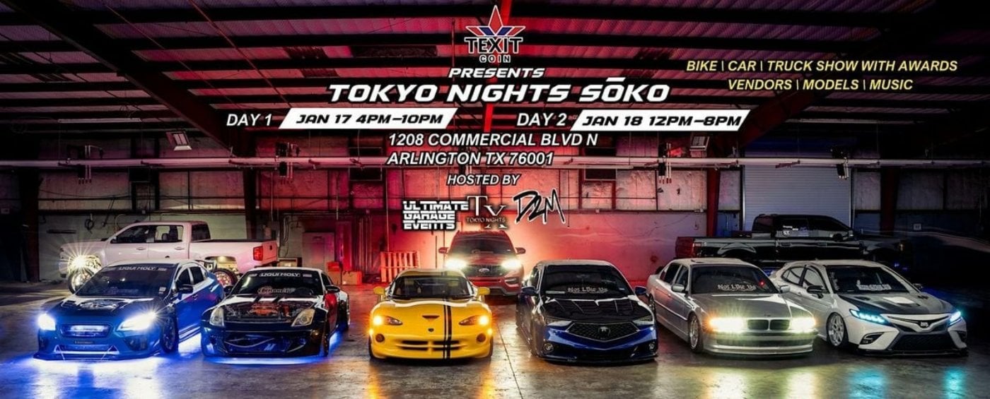 Tokyo Nights Soko - Warehouse Car-Bike-Truck Show