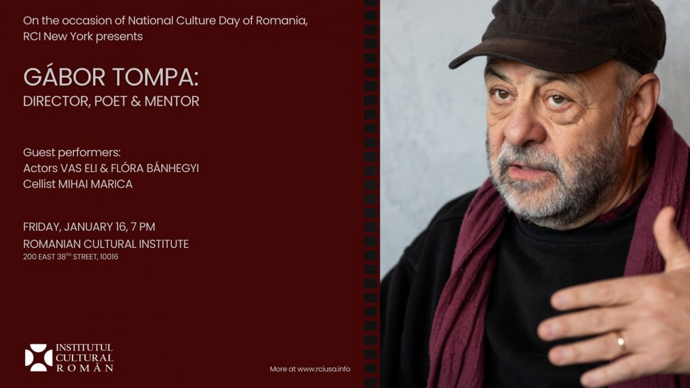 GÁBOR TOMPA: DIRECTOR, POET &amp; MENTOR
