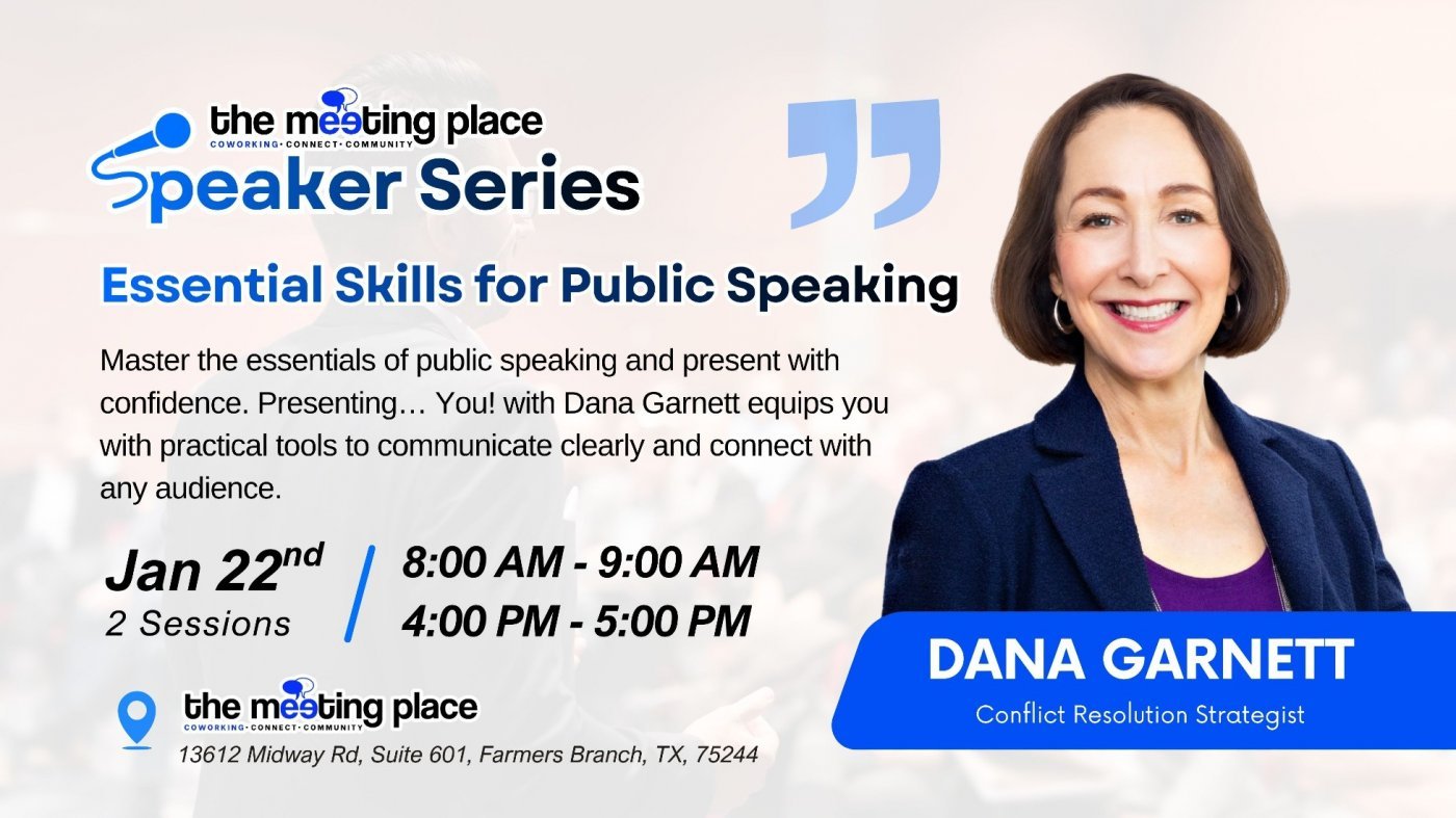The Meeting Place Speaker Series: Dana Garnett