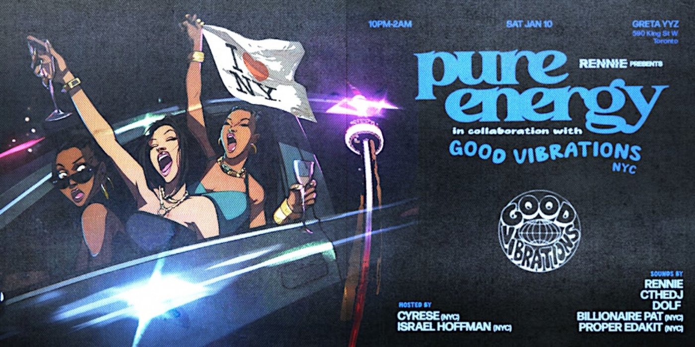 DJ RENNIE live Pure Energy x Good Vibrations, GRETA Bar YYZ, Toronto ...