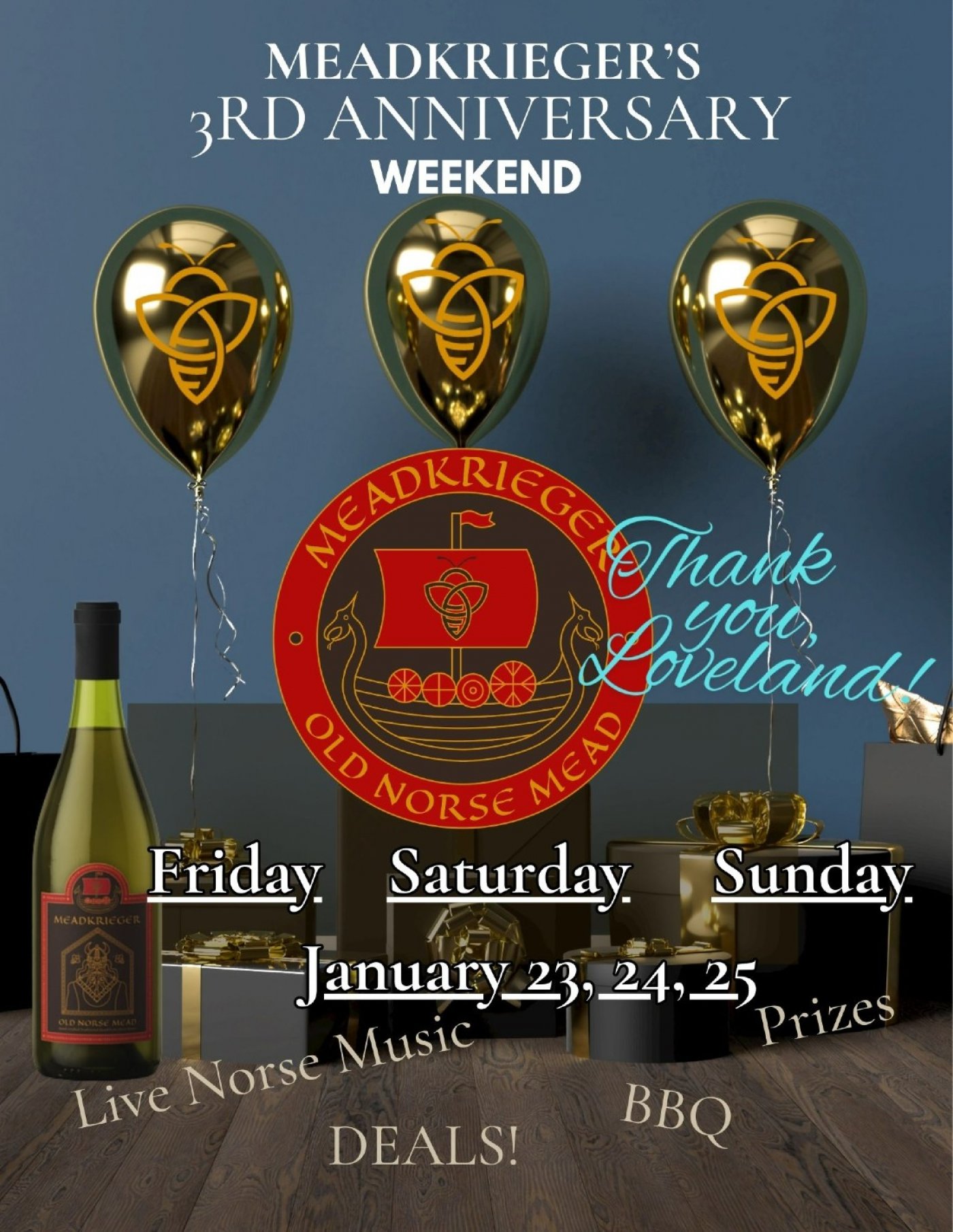 MeadKrieger Meadery - 3rd Anniversary Weekend Celebration!