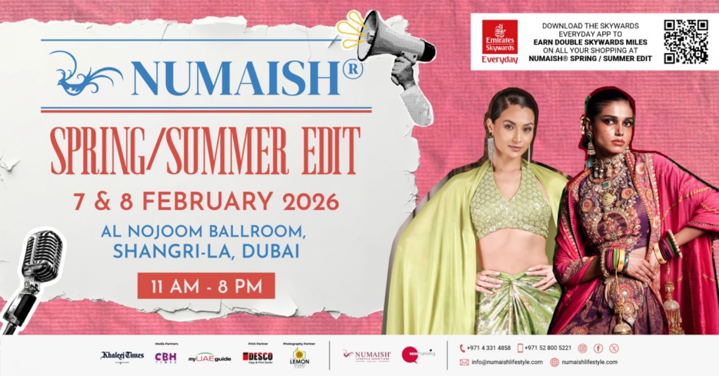NUMAISH Spring / Summer Edit 2026 – Dubai | Feb 7, 2026 | Book Tickets