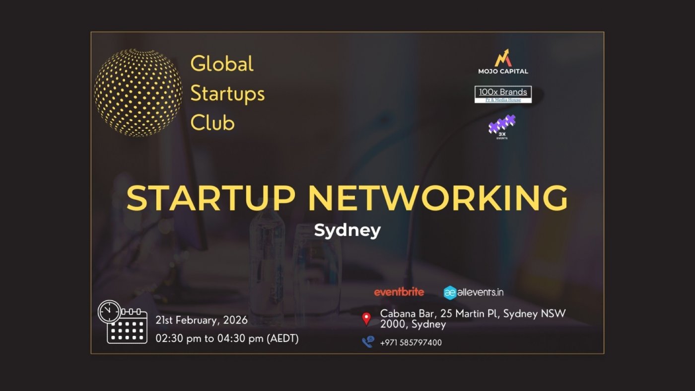 GLOBAL STARTUP NETWORKING Sydney Australia 2026